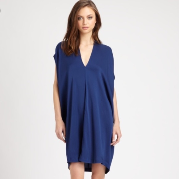 Vince Dresses & Skirts - *LAST CHANCE* Vince Royal Blue Draped Dress